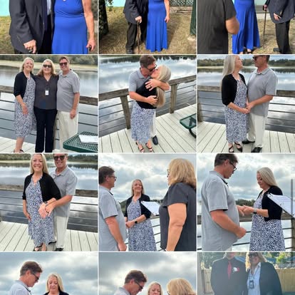 Collection of photographs from a waterfront wedding